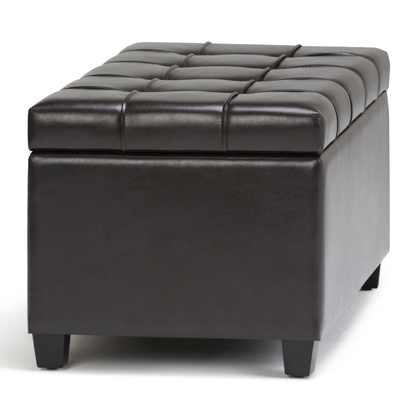 Sienna - Upholstered Storage Ottoman Bench by HouseOfZazla