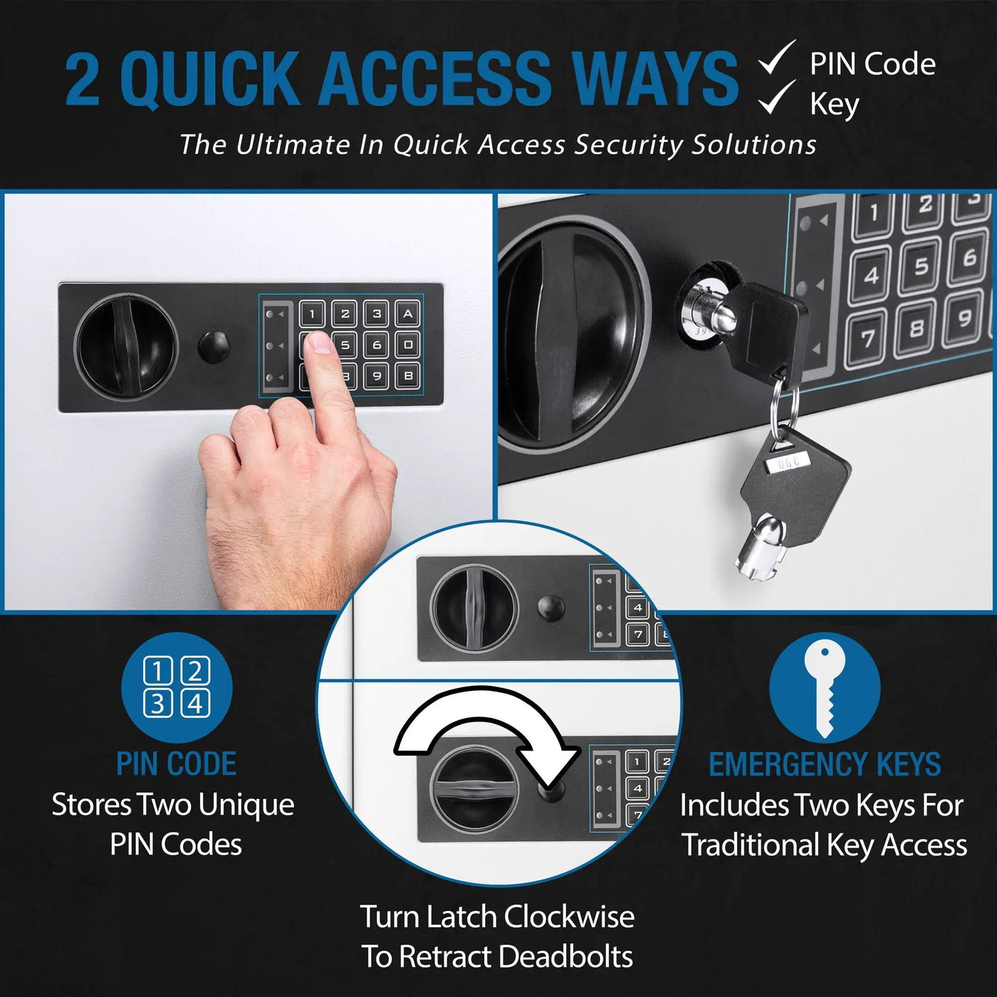 Key Cabinet Digital Keypad Wall Safe by HouseOfZazla