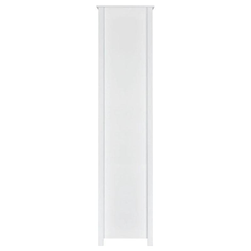 Dylan 68-inch 4-shelf Storage Bookshelf White High Gloss by Unique Piece Furniture