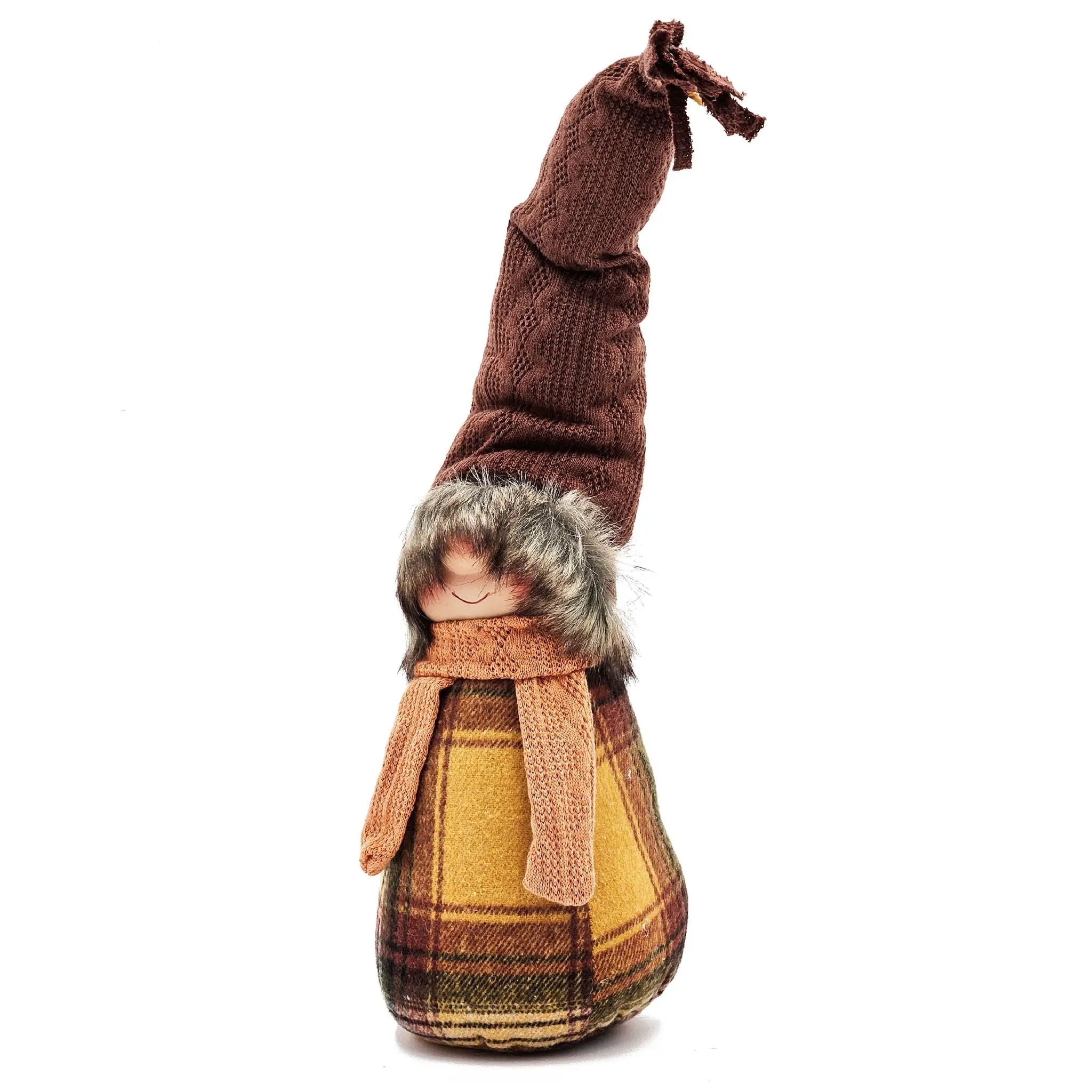 Gnomes Decorations For Fall Thanksgiving Table Decorations (Set of 2) - Brown / Yellow by Unique Piece Furniture