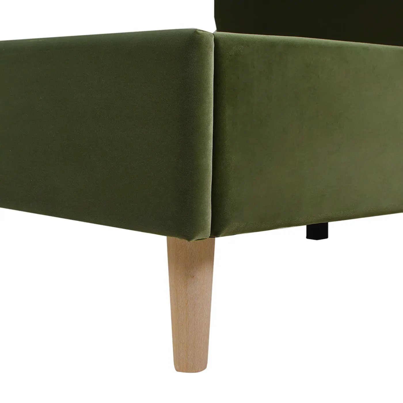 Stockholm - Modern Wavy Headboard Platform Bed by HouseOfZazla