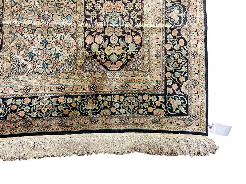4' X 6' Vintage Fine Hand Made Turkish Oriental Silk Rug 400 KPSI Wow by Jewel Rugs