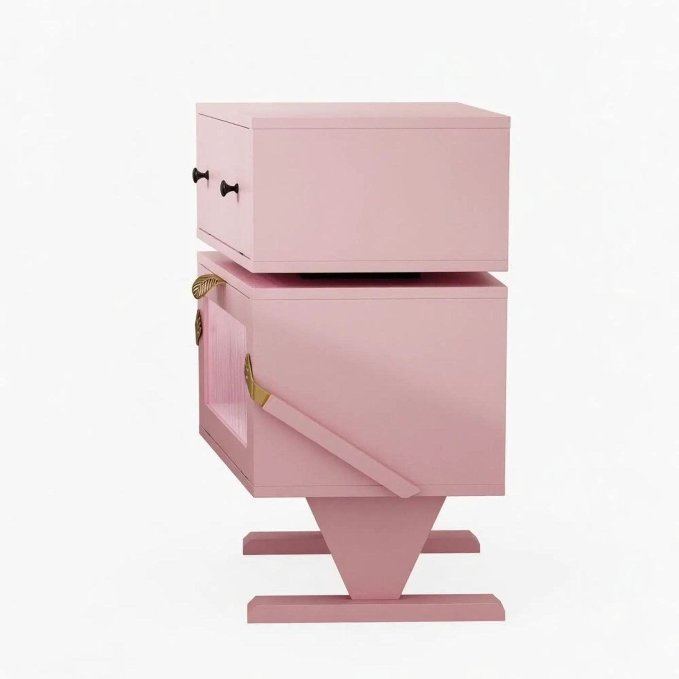 Robot LED Nightstand With 360° Rotating Drawer by HouseOfZazla