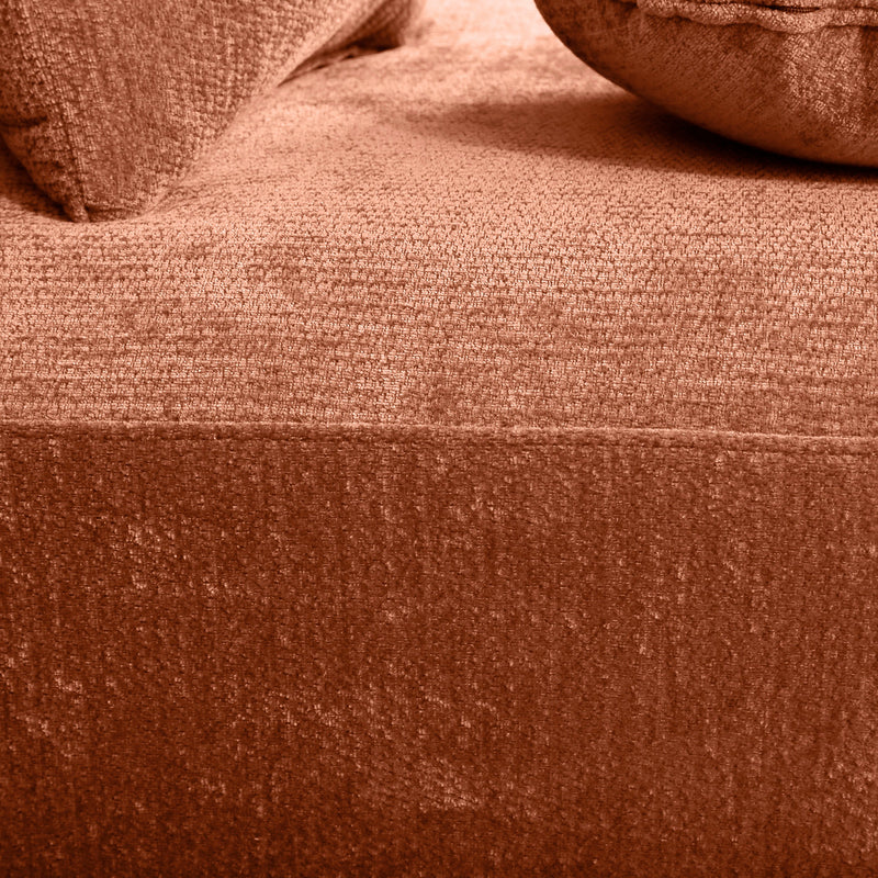 140" Modern Curved Sectional Sofa with Chaise Lounge by HouseOfZazla