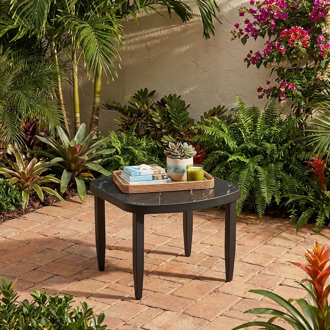 Outdoor Elegance Table, Rounded Corners by HouseOfZazla