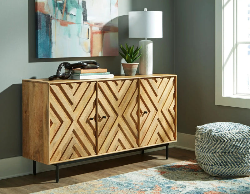 Cadewick - Accent Cabinet - Natural by Unique Piece Furniture