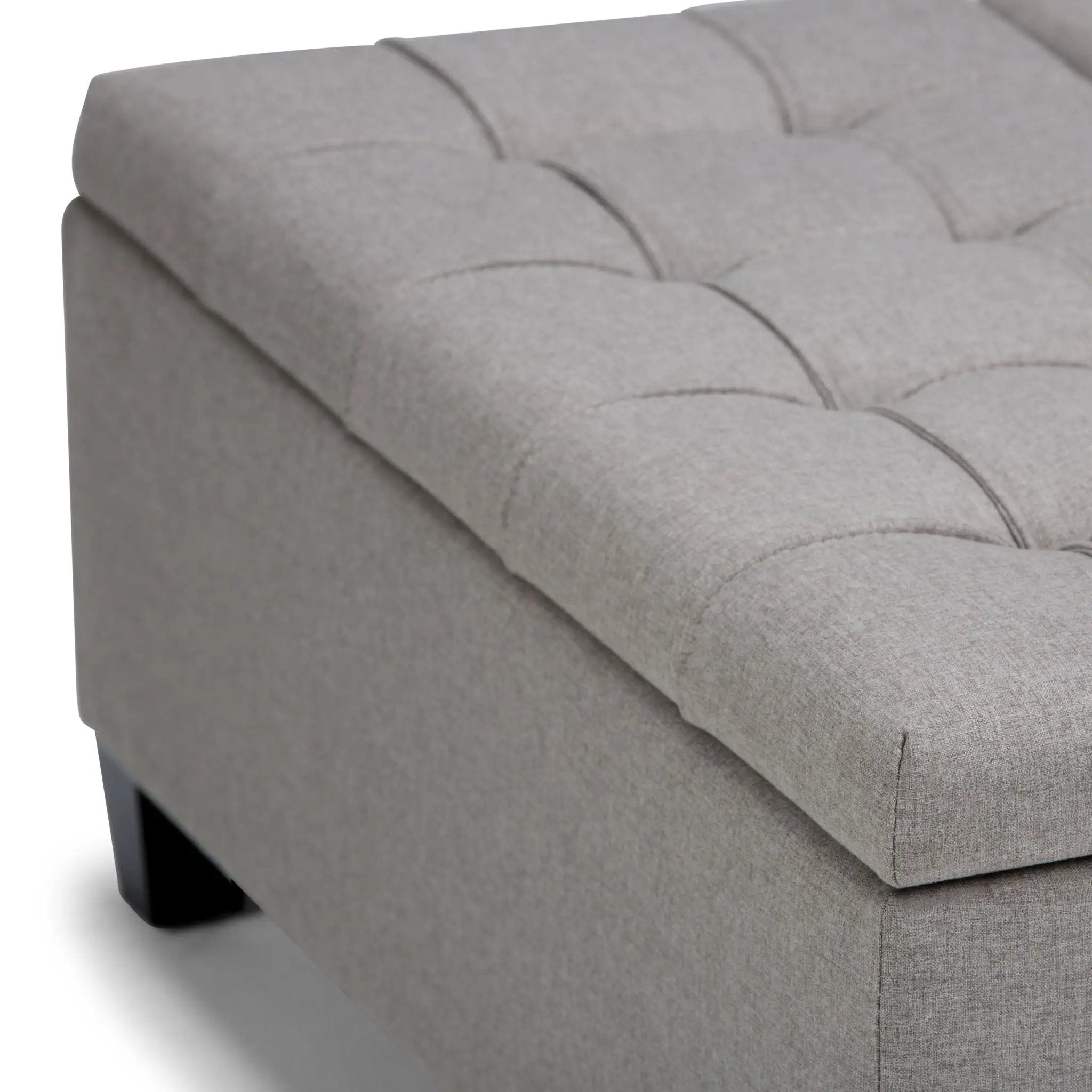 Harrison - Upholstered Coffee Table Storage Ottoman by HouseOfZazla