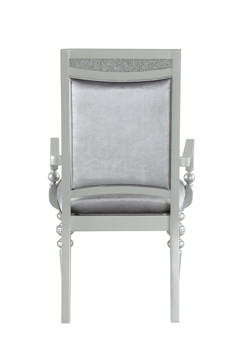 Maverick - Arm Chair (Set of 2) - Silver by Unique Piece Furniture