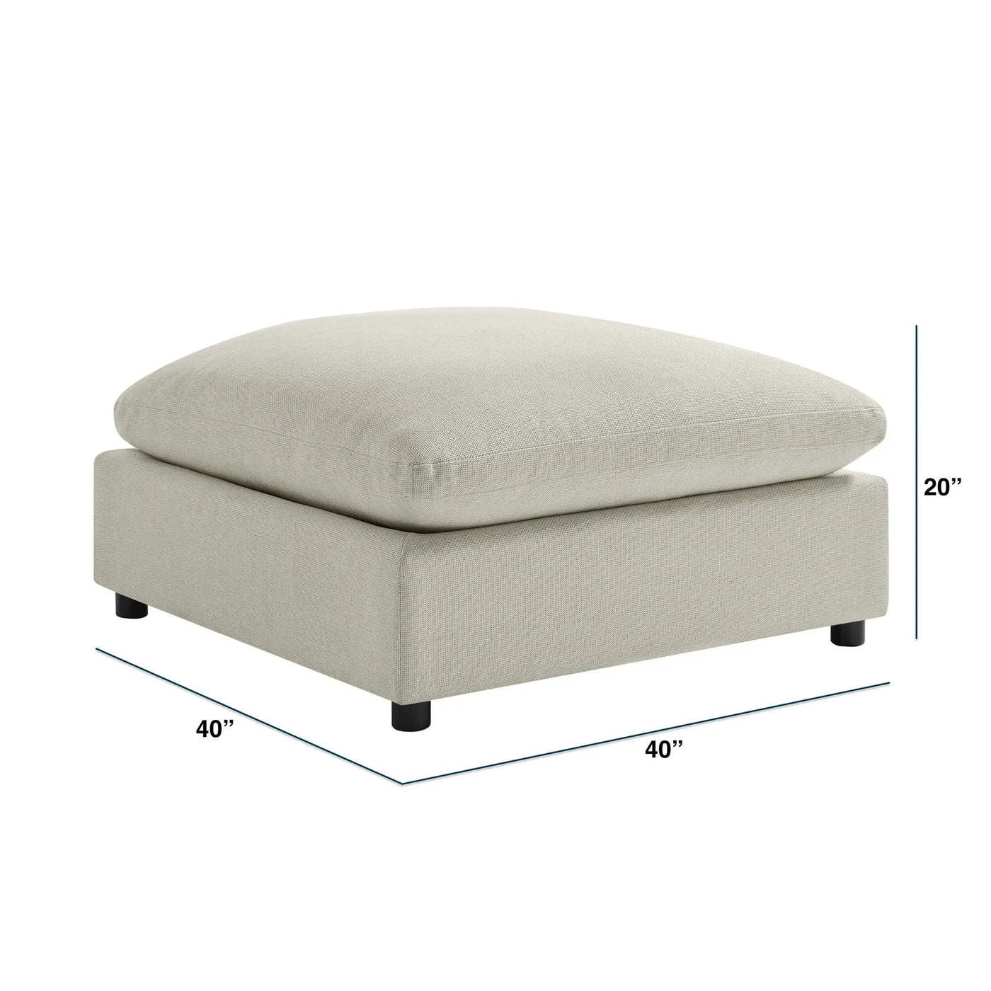 Cassandra - Sofa With Ottoman by HouseOfZazla