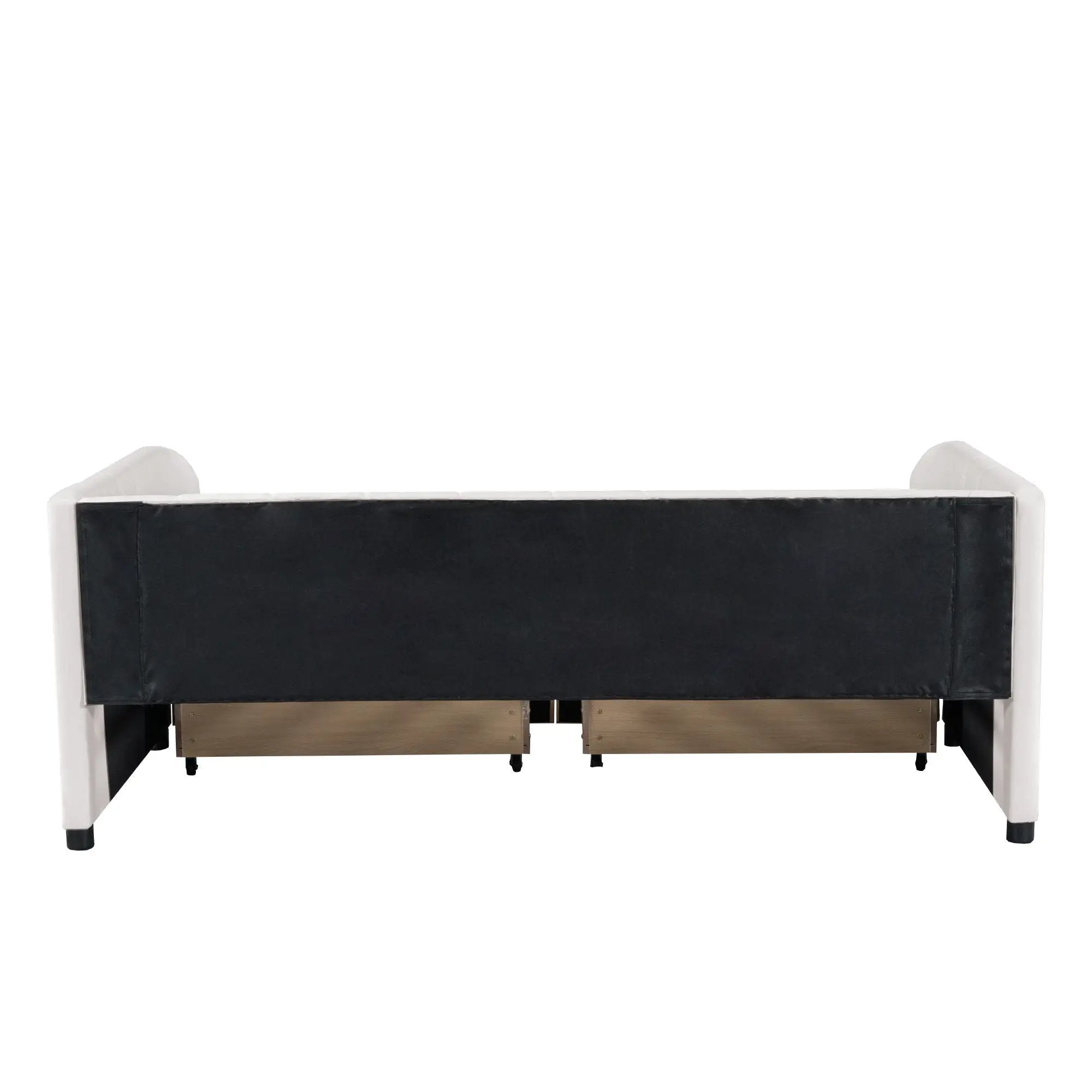 Upholstered Daybed With Ergonomic Design Backrest by HouseOfZazla