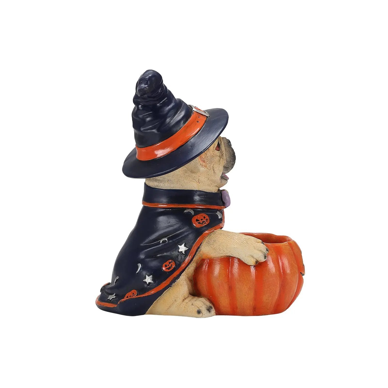 Halloween French Bulldog Witch Puppy Figurine by HouseOfZazla