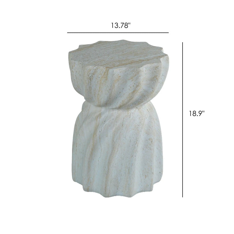 Outdoor End Table - Marble by HouseOfZazla