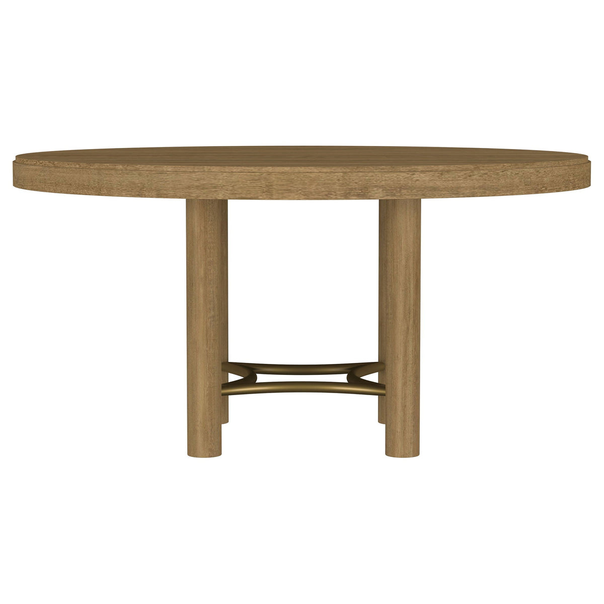 Arini 60-inch Round Wood Dining Room Table Sand Wash, photo 7 of 7