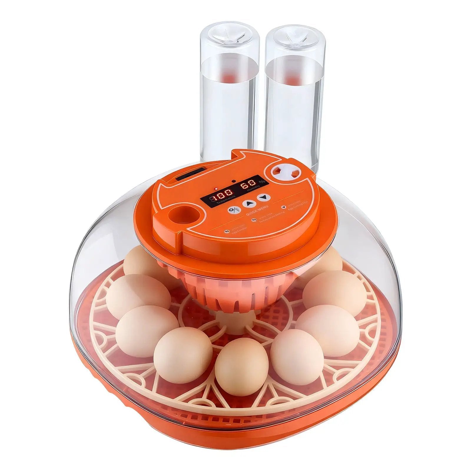 12 Egg Incubator with Automatic Egg Turner and LED Candler by HouseOfZazla