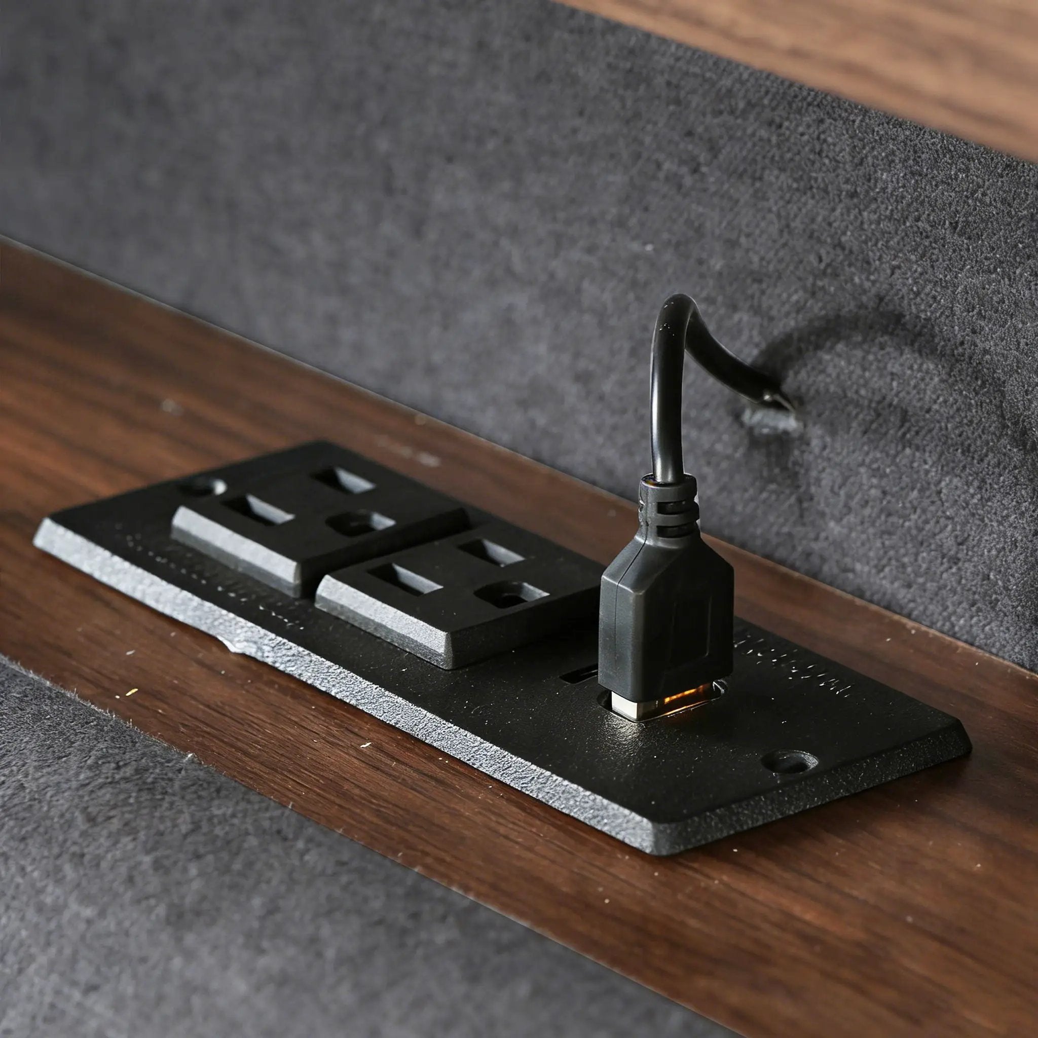 Upholstered Platform Bed With A Hydraulic Storage System, LED And USB Charging (Without Mattress) by HouseOfZazla