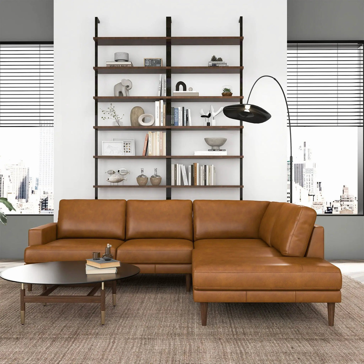 Corbin - L-Shaped Sectional Sofa by Unique Piece Furniture