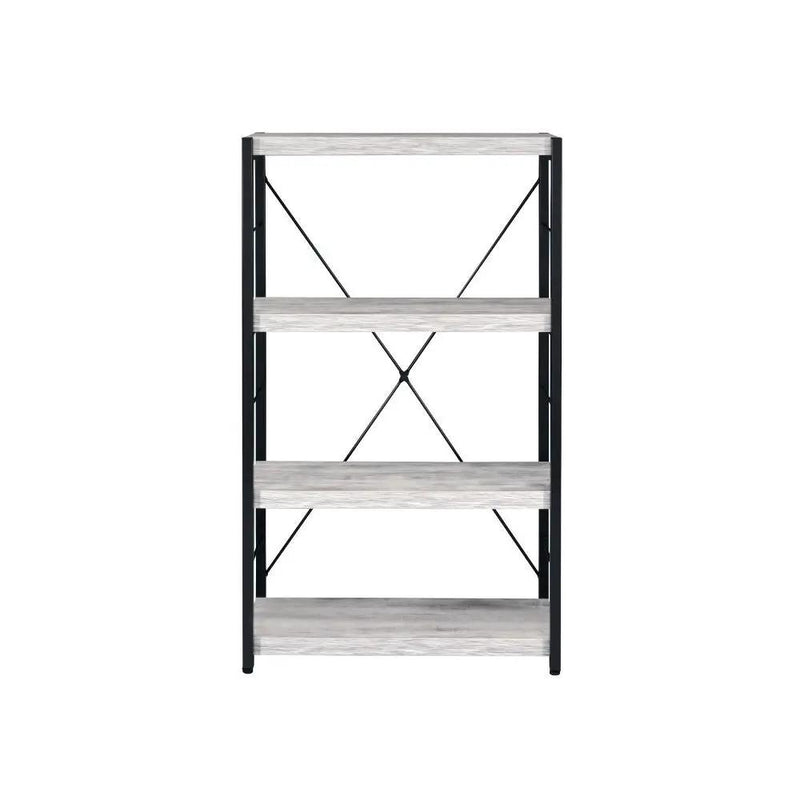 Jurgen - Bookshelf - Antique White & Black by Unique Piece Furniture