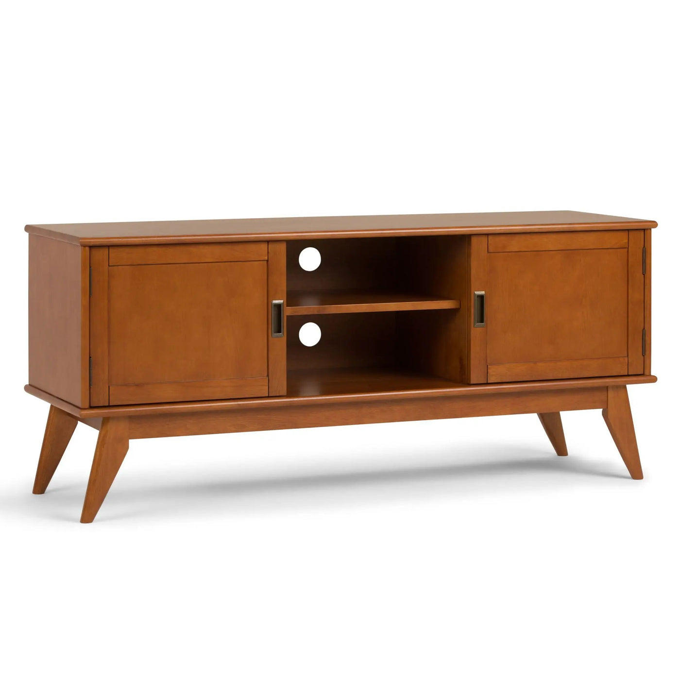 Draper - Handcrafted Mid Century Low TV Media Stand by HouseOfZazla
