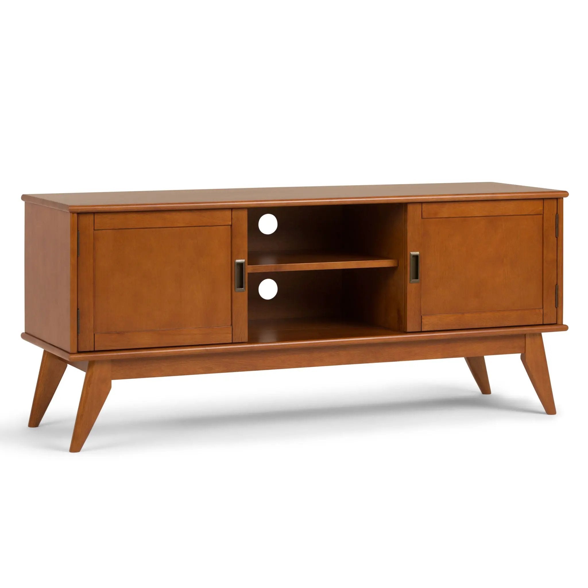 Draper - Handcrafted Mid Century Low TV Media Stand by HouseOfZazla
