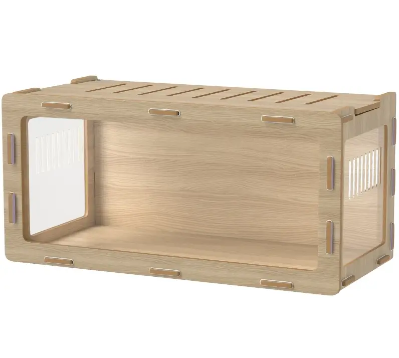 Hamster Cage with Easy View, Air Vents & Openable Roof by HouseOfZazla