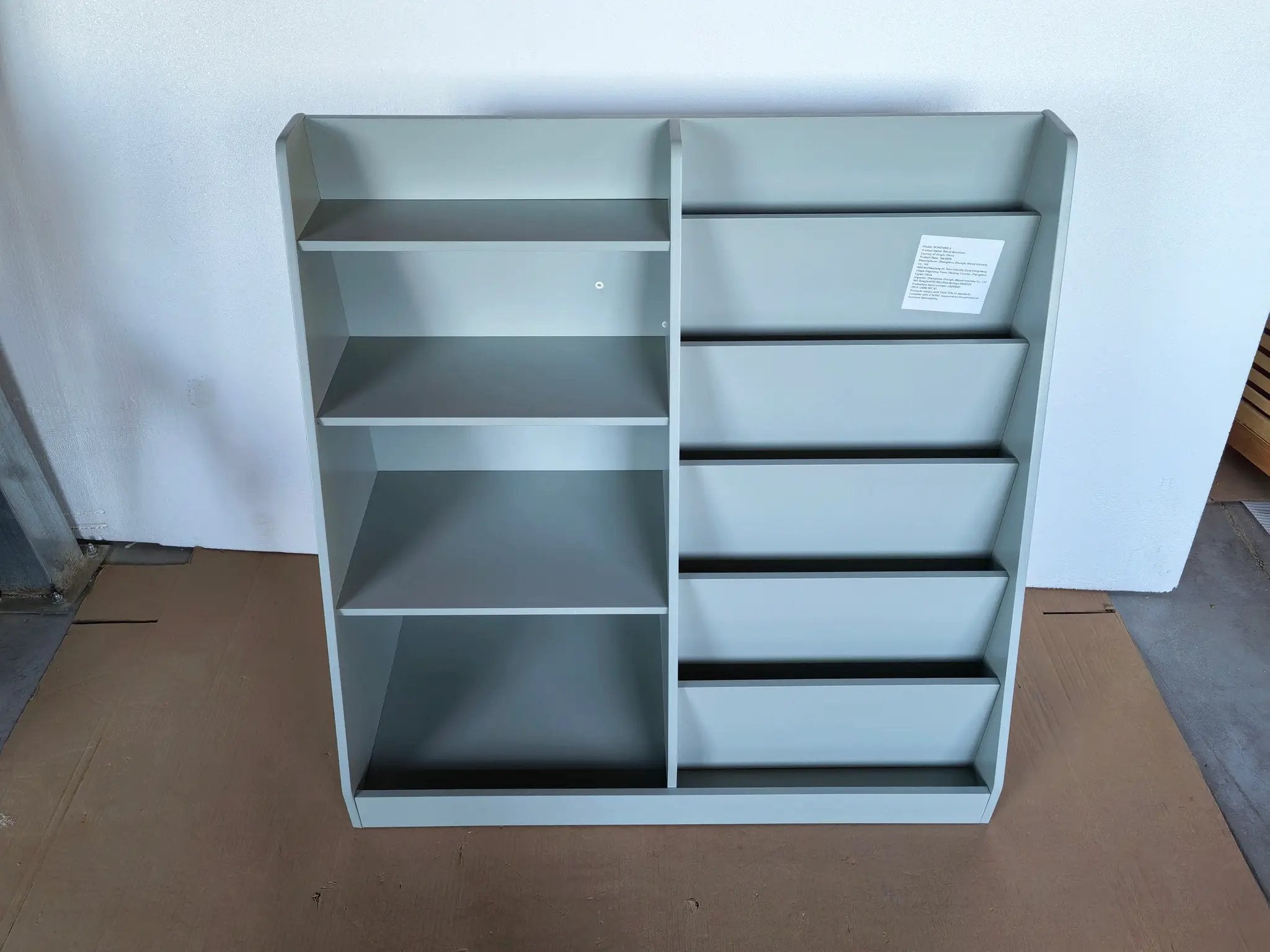 Kids Bookshelf and Toy Storage Organizer in Sage by HouseOfZazla