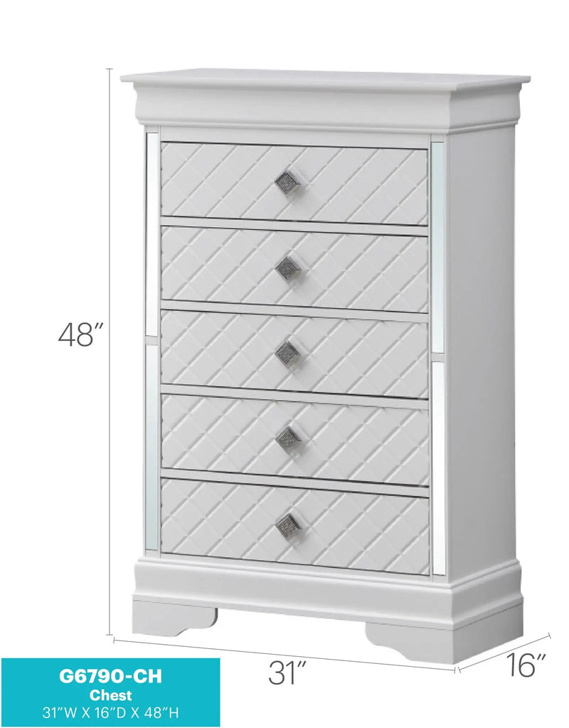 Verona - Chest - Silver Champagne by HouseOfZazla