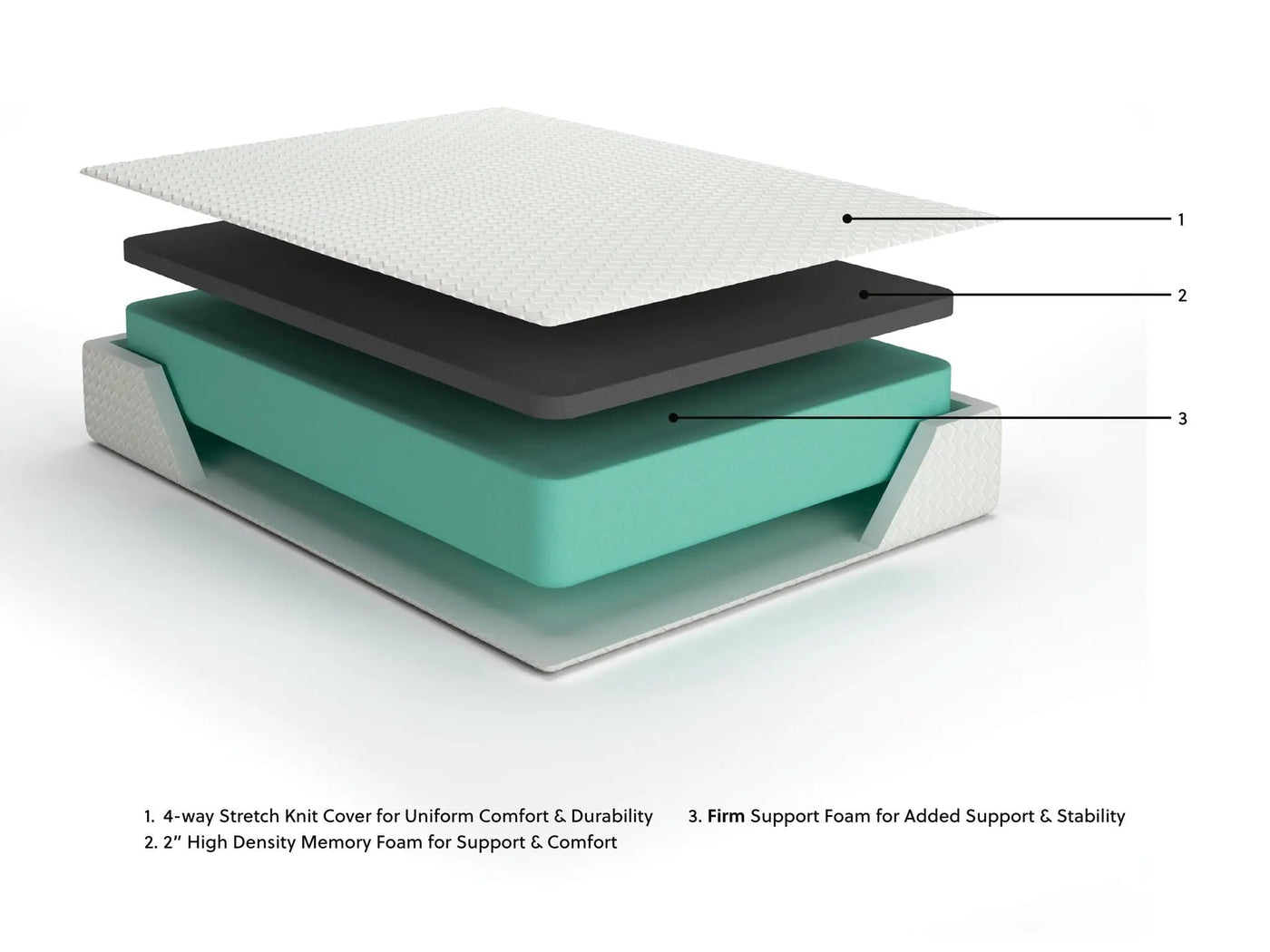 Chime 12 Inch Memory Foam - Memory Foam Mattress by Unique Piece Furniture