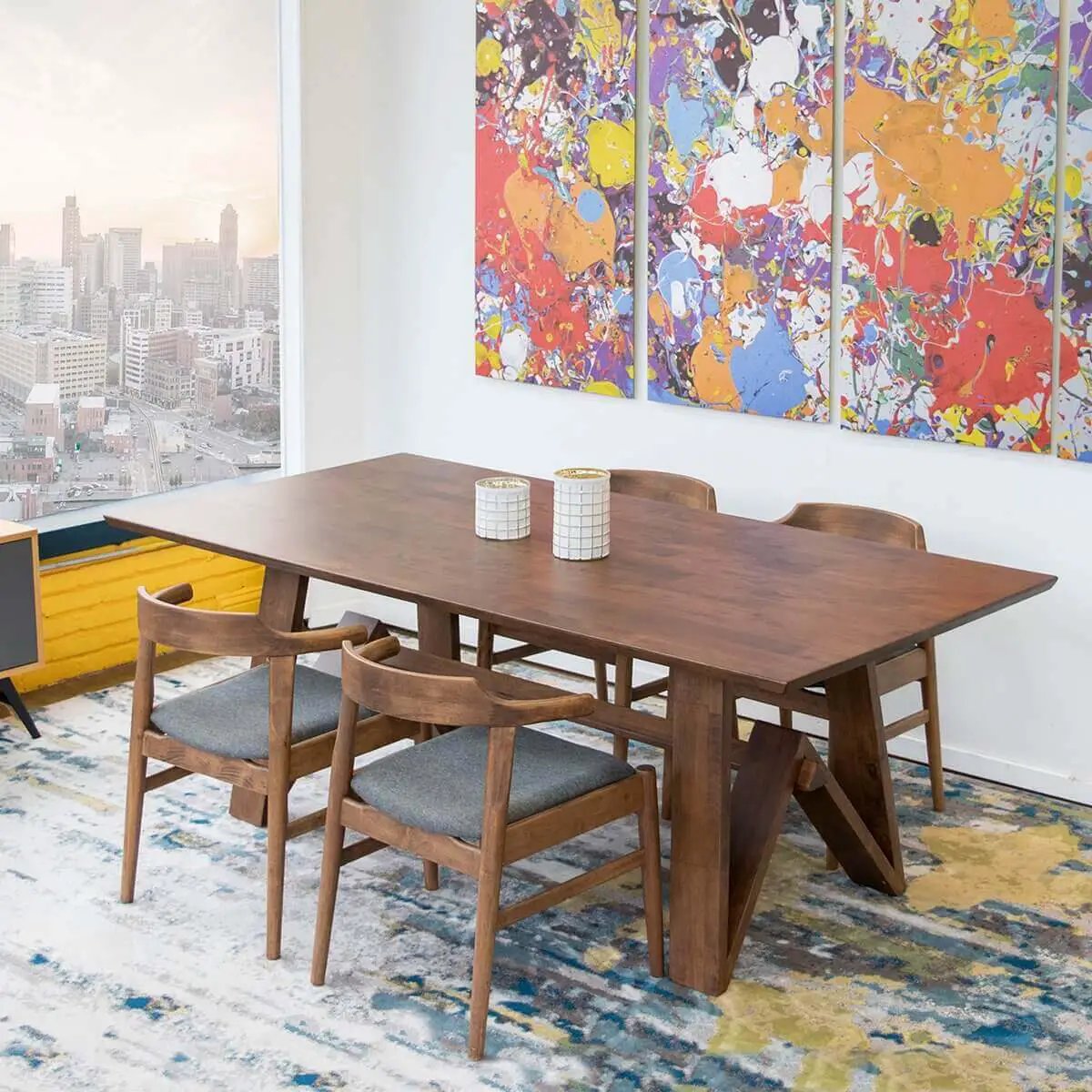 Trimont 78" Solid Wood Dining Table by HouseOfZazla