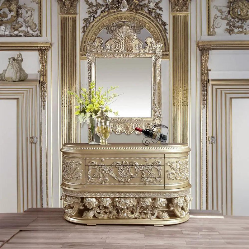 Vatican - Server - Champagne Silver by Unique Piece Furniture