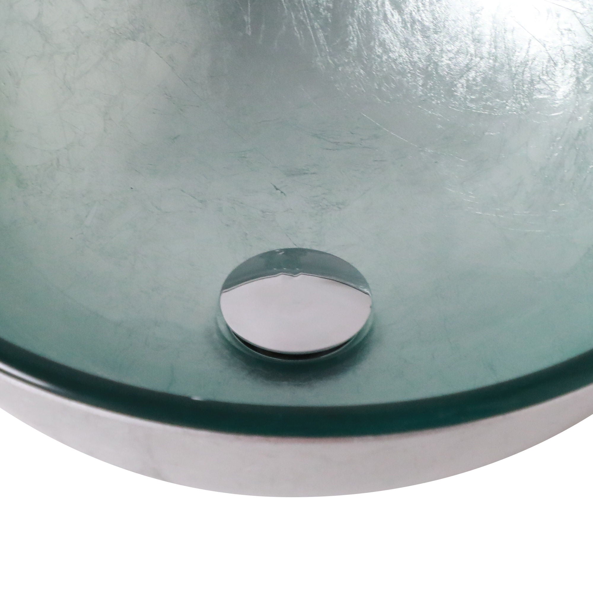Artistic Tempered Glass Vessel Sink With Pop Up Drain by HouseOfZazla