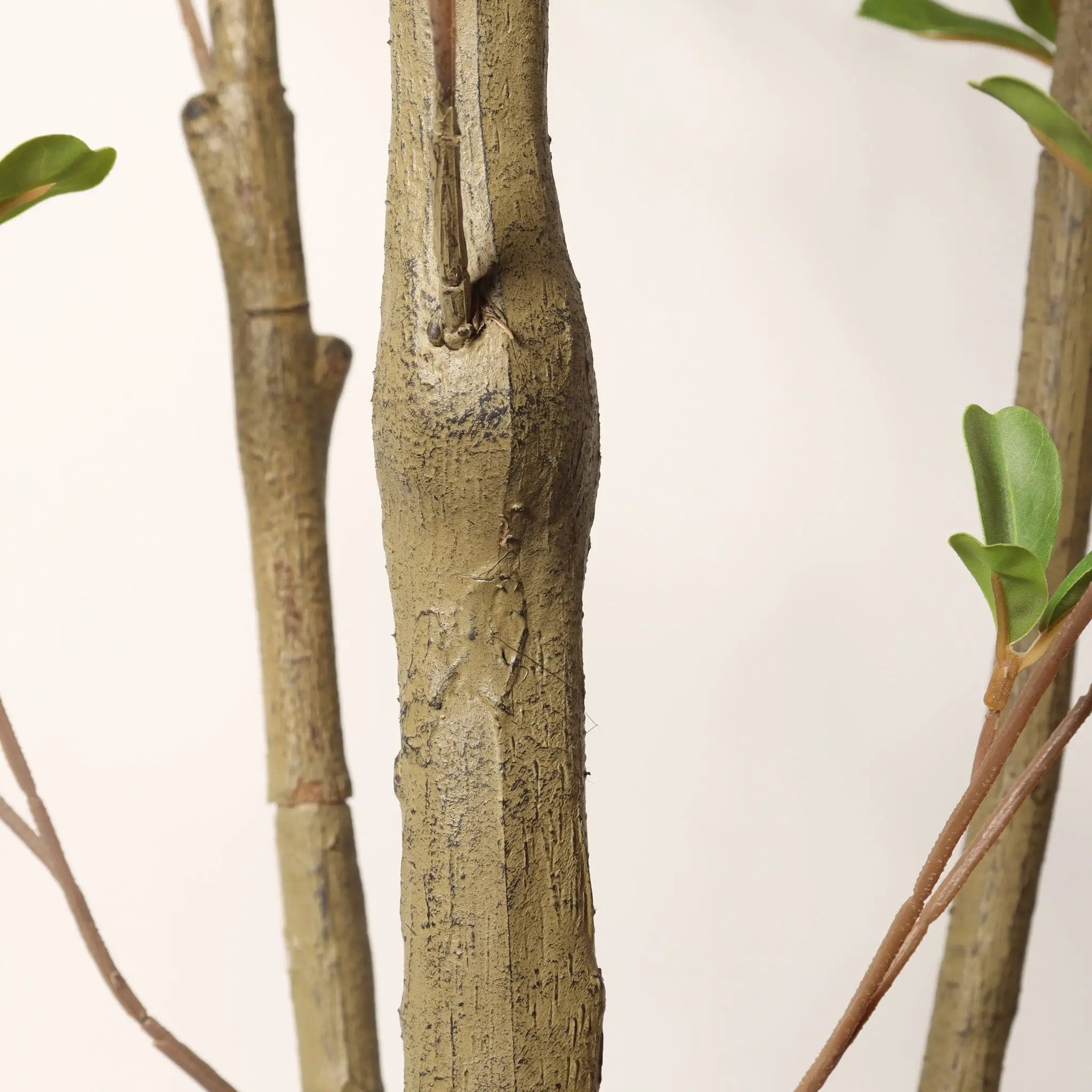 Lifelike Artificial Olive Tree With Plastic Pot For Home Living Room Decor - Green Leaves by Unique Piece Furniture
