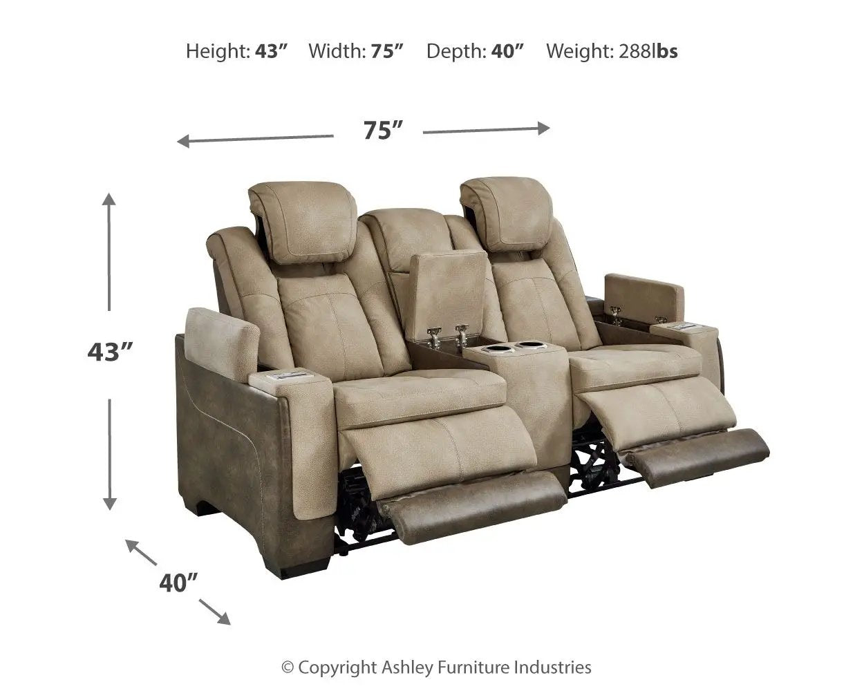 Next-Gen Durapella - Power Reclining Loveseat by Unique Piece Furniture