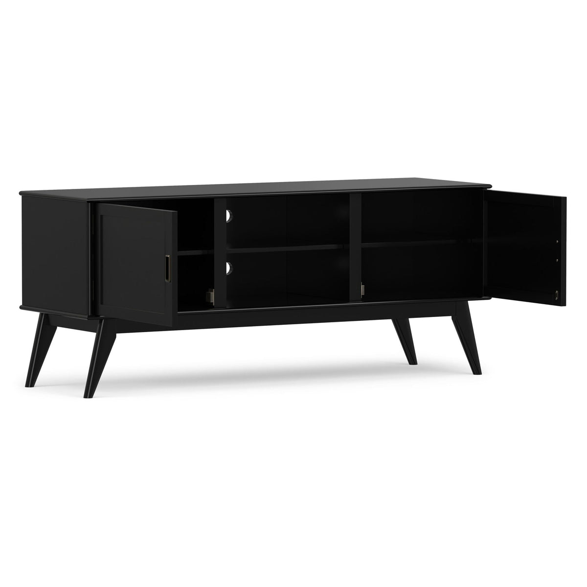 Draper - Handcrafted Mid Century Low TV Media Stand, photo 20 of 40