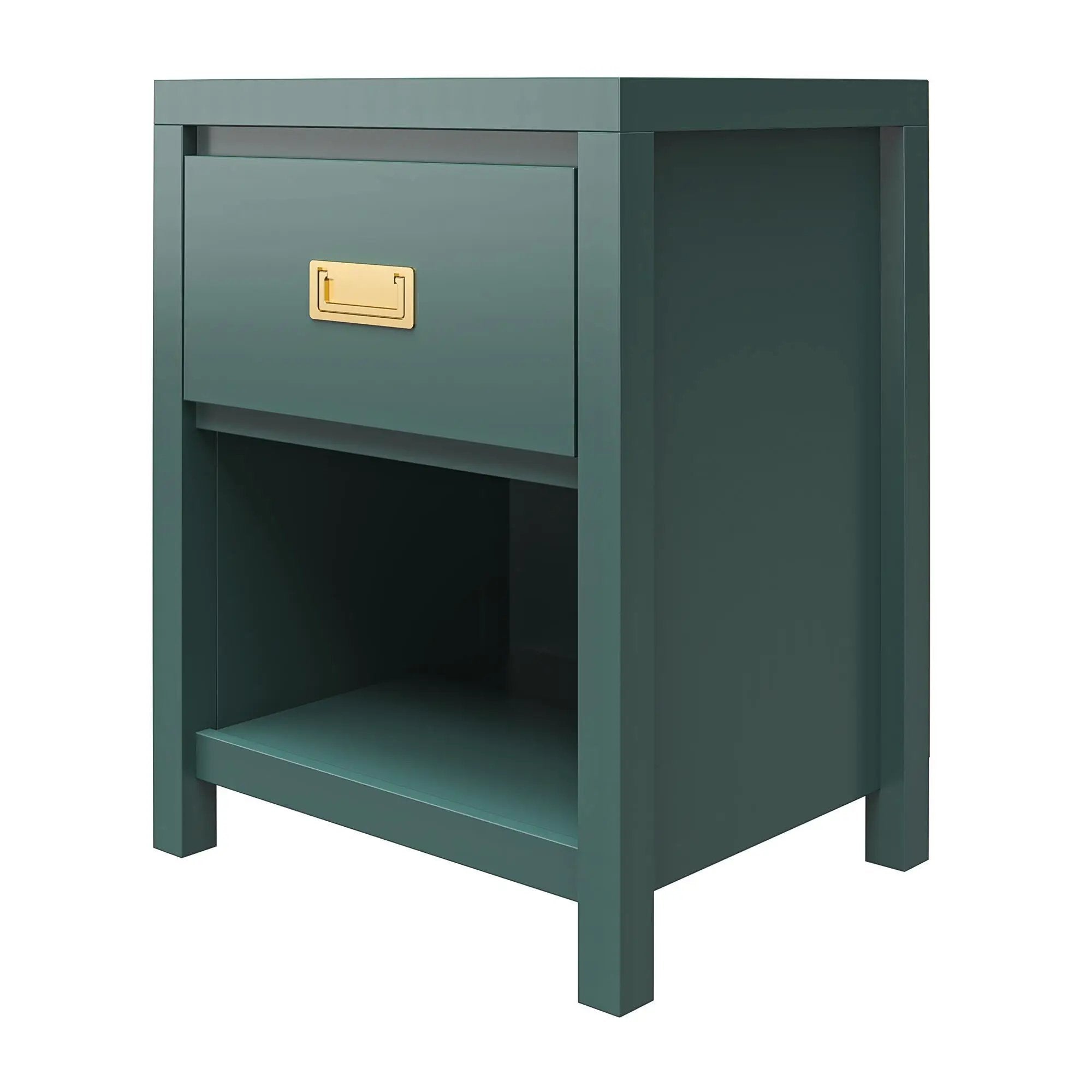 Haven - 1 Drawer Nightstand - Green by HouseOfZazla
