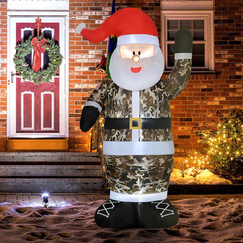 HOMCOM 8' Christmas Inflatables Outdoor Decorations by HouseOfZazla