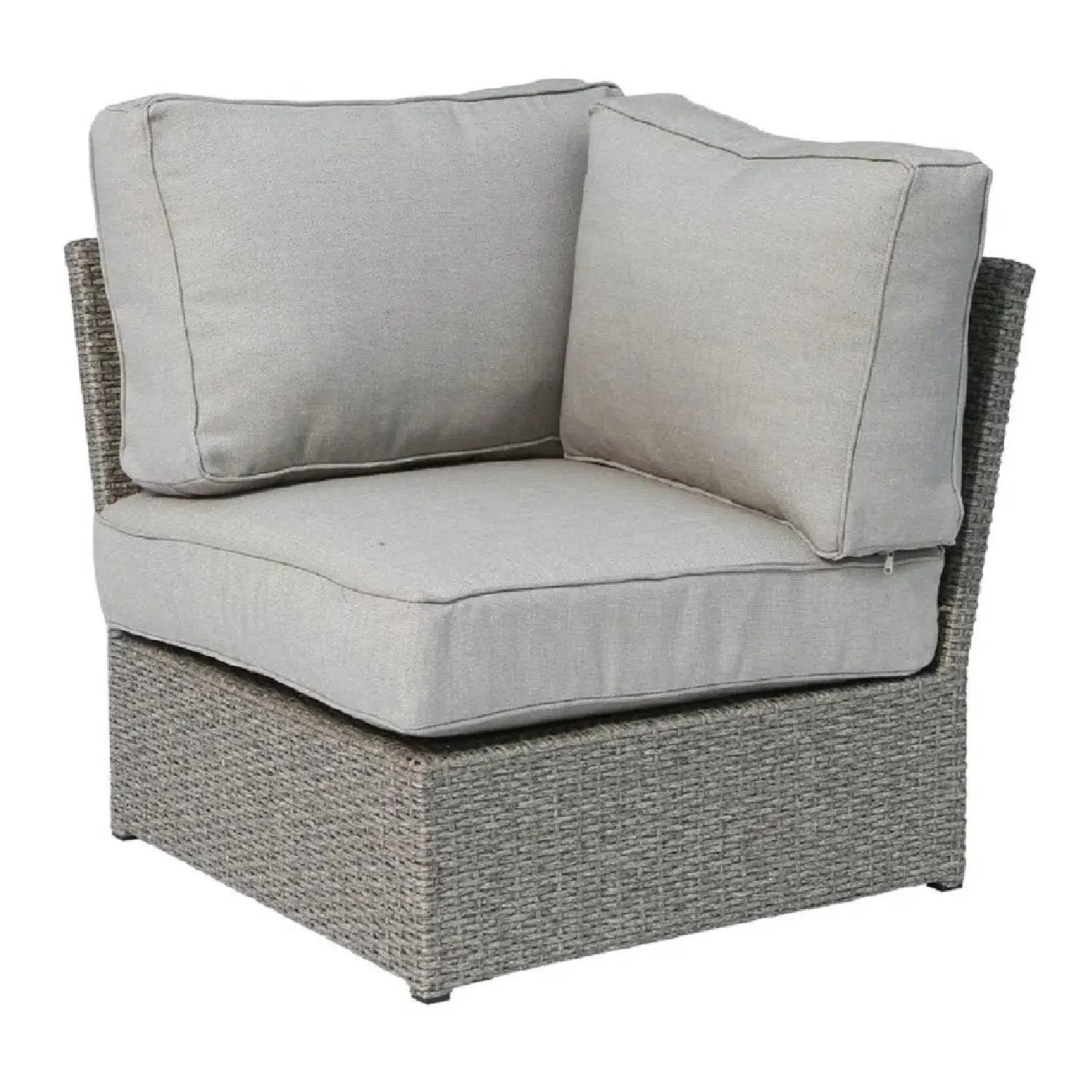 Patio Conversation Set & Cushions, Seats 4 - Gray Mix by Unique Piece Furniture