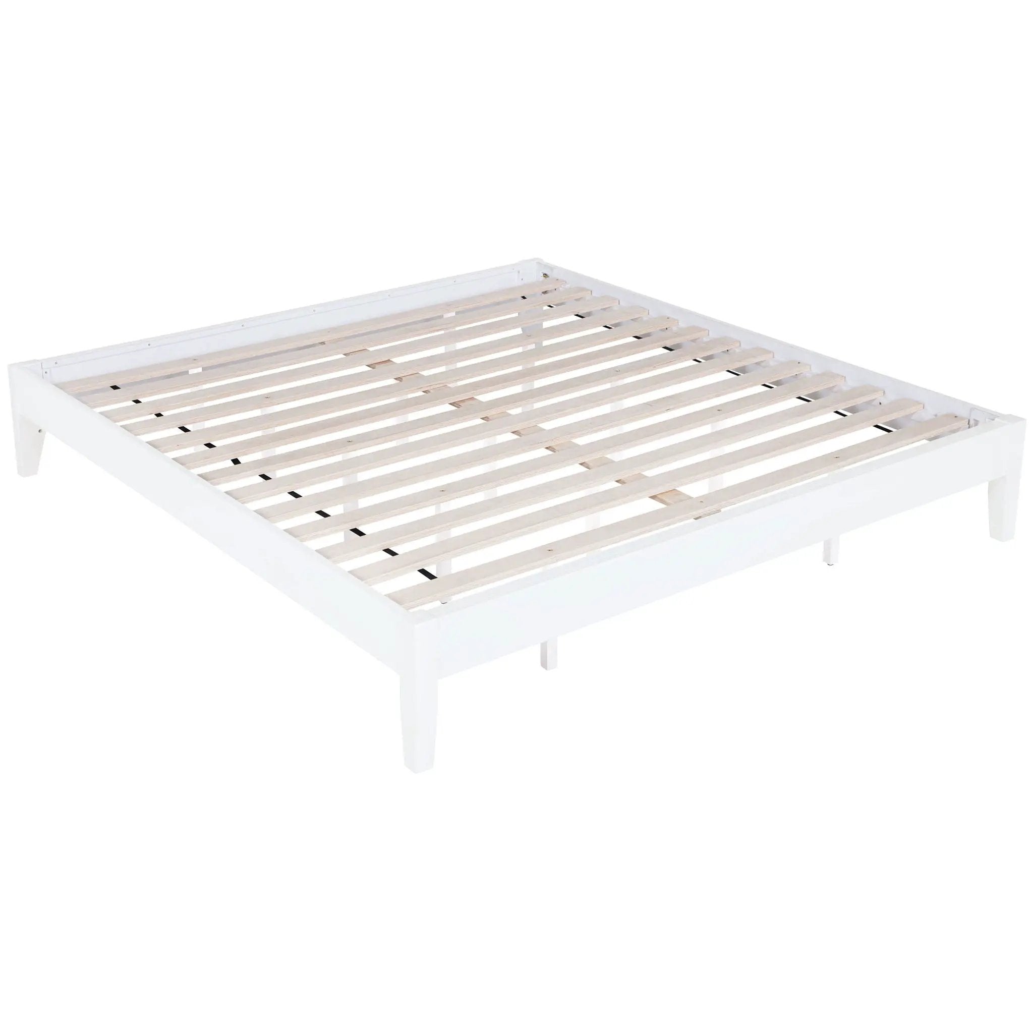 Hounslow California King Universal Platform Bed White by Unique Piece Furniture