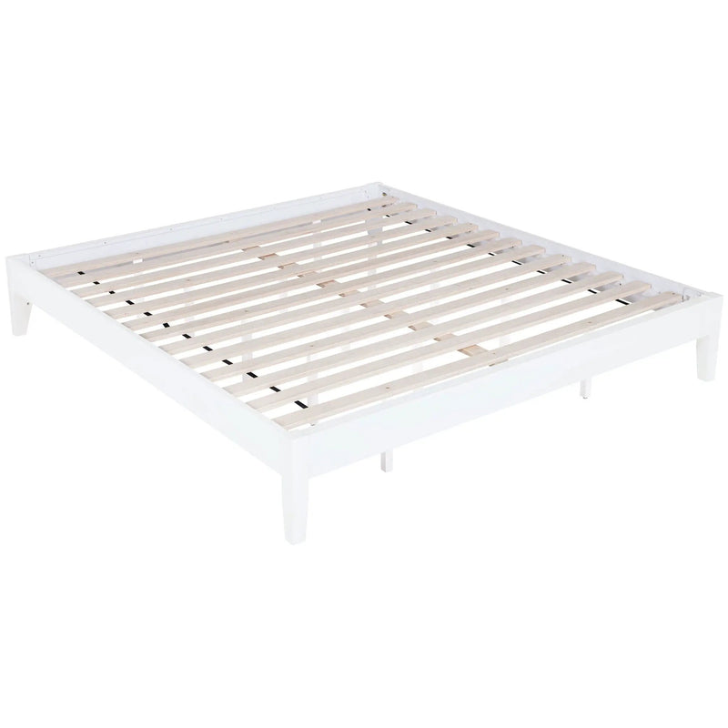 Hounslow California King Universal Platform Bed White by Unique Piece Furniture