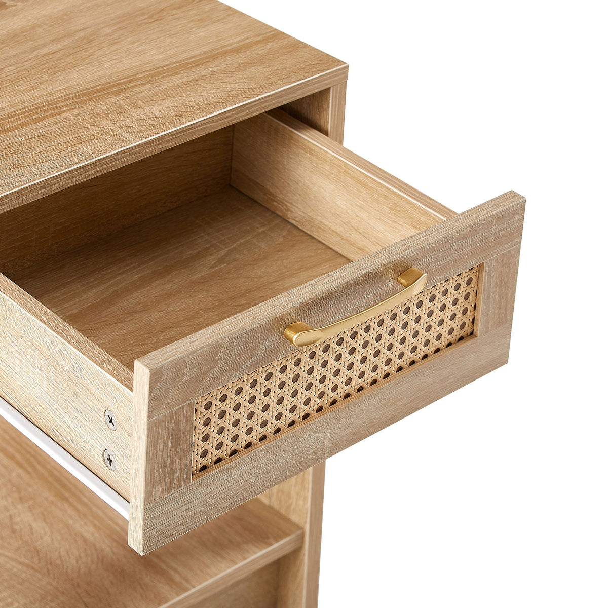 Modern Rattan Nightstand with Functional Drawer - Available in 3 Colors, photo 21 of 40