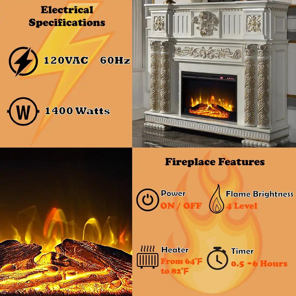 Vendome - Fireplace by Unique Piece Furniture