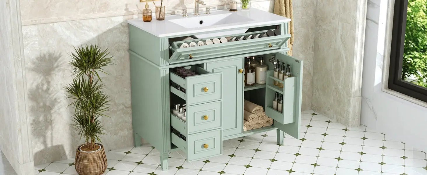 36 Inch Bathroom Vanity with Sink by HouseOfZazla