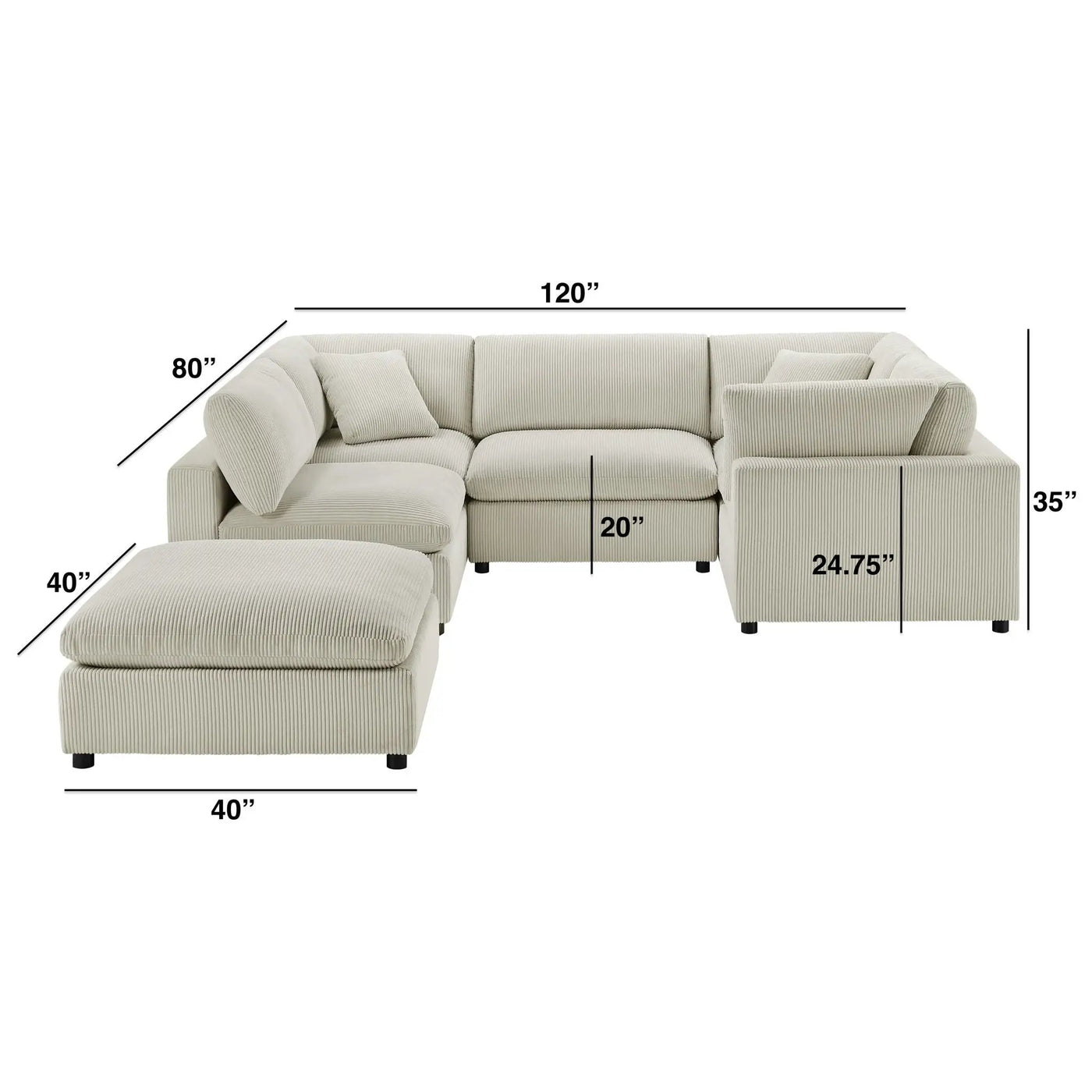 Chelsea - Modular Sectional by HouseOfZazla