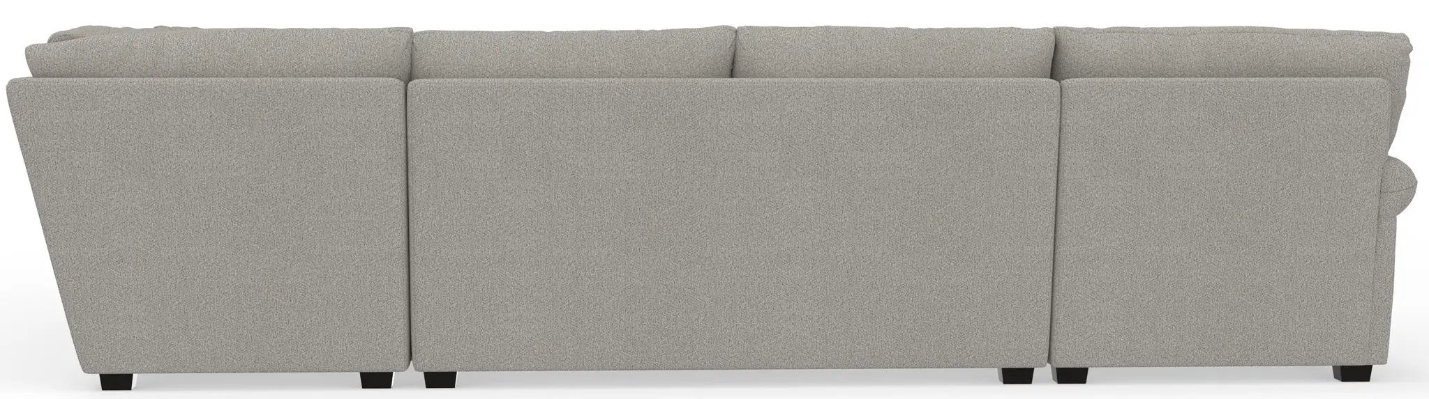 Livingston - Sectional With Comfort Coil Seating, 40" Cocktail Ottoman And Accent Pillows Included by Unique Piece Furniture