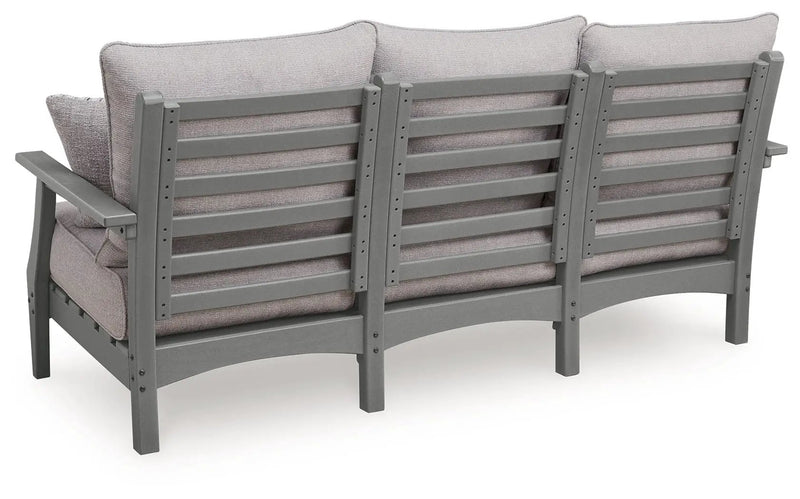 Cove Beach - Sofa With Cushion - Gray by Unique Piece Furniture