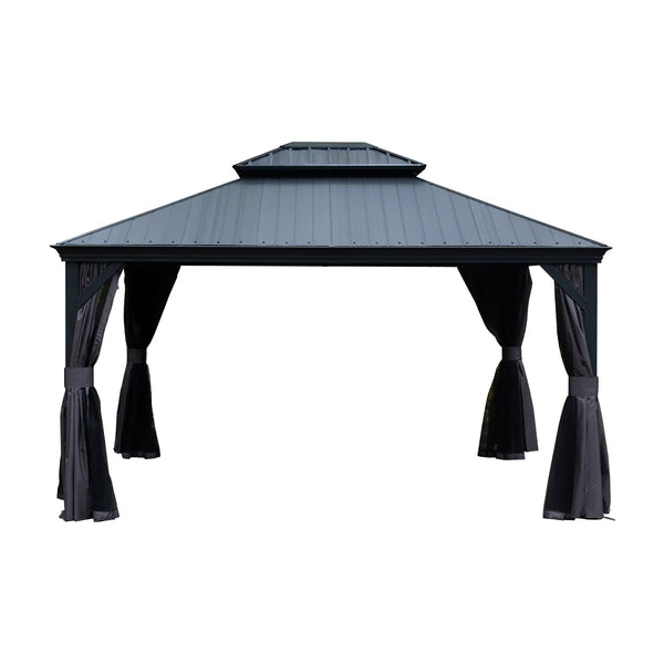 10'x12' Hardtop Gazebo with Resin Roof