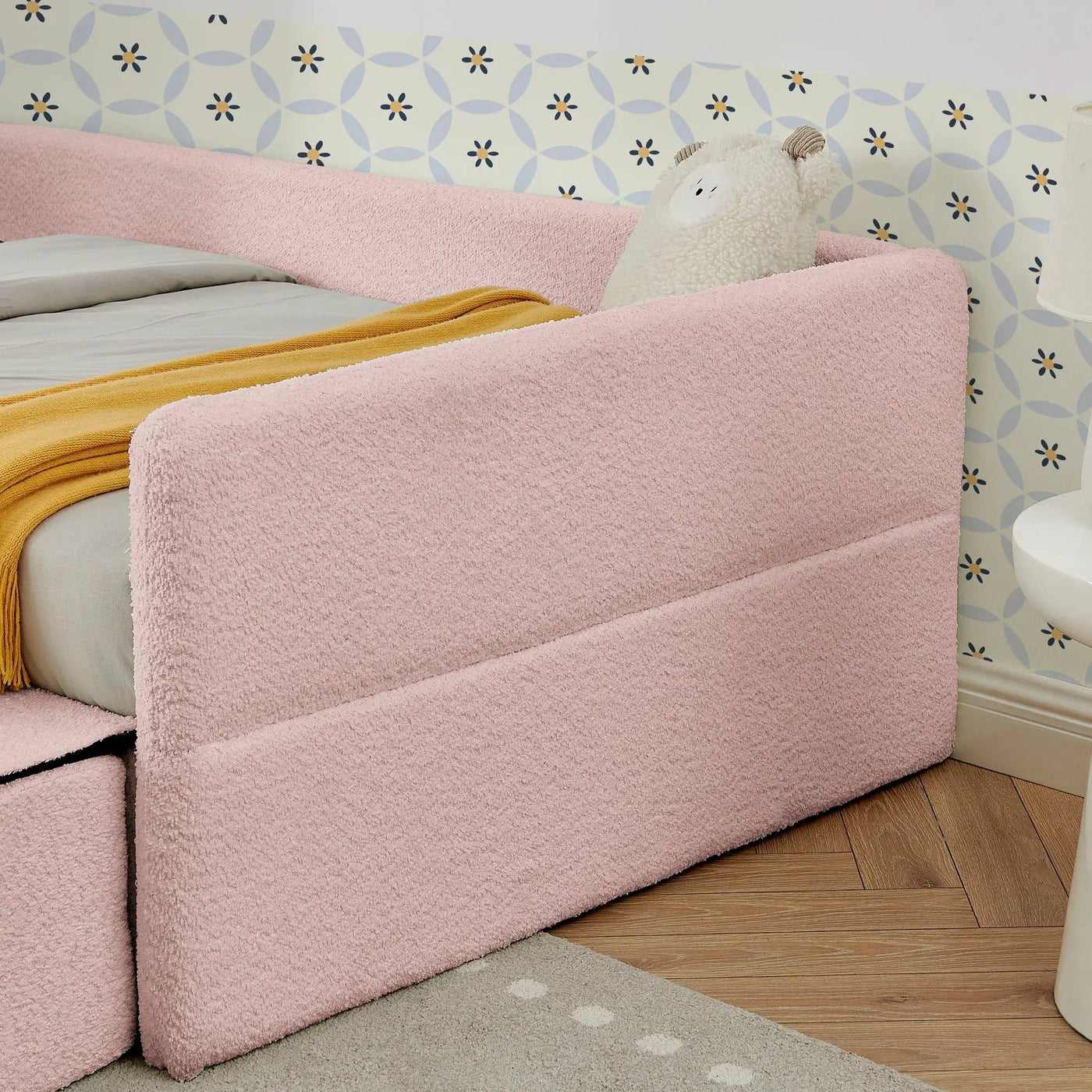 Safe Kids Bed With Guardrails And Storage by Unique Piece Furniture