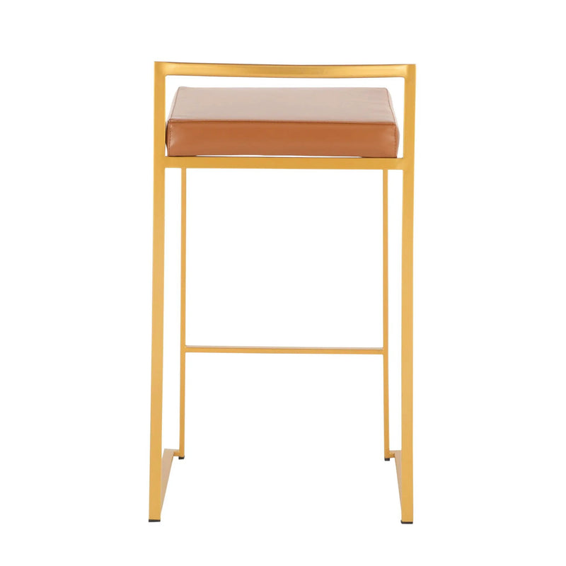 Fuji - Contemporary / Glam Design Counter Stool (Set of 2) by Unique Piece Furniture
