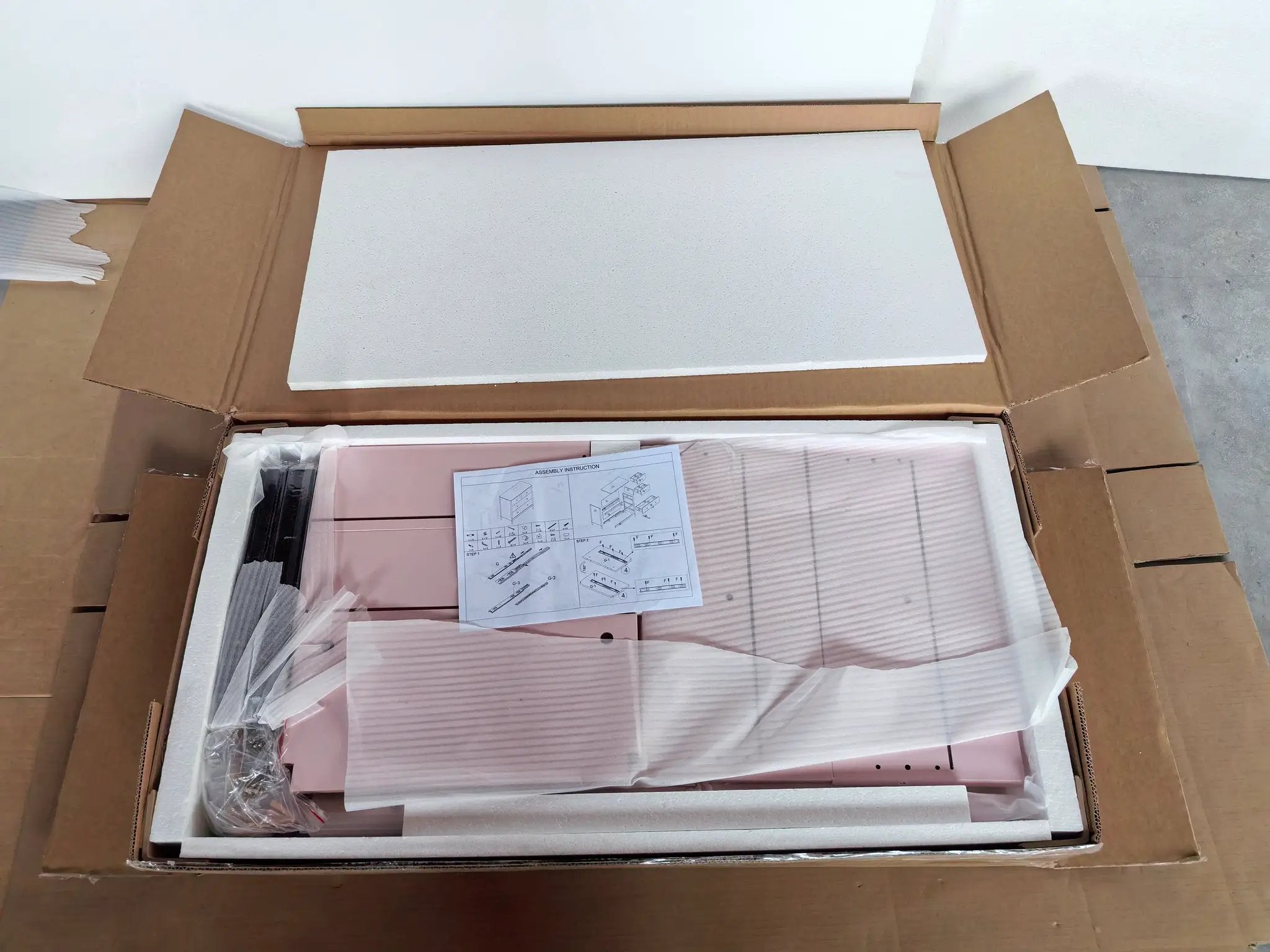 Pink 4-Drawer Kids Dresser by HouseOfZazla