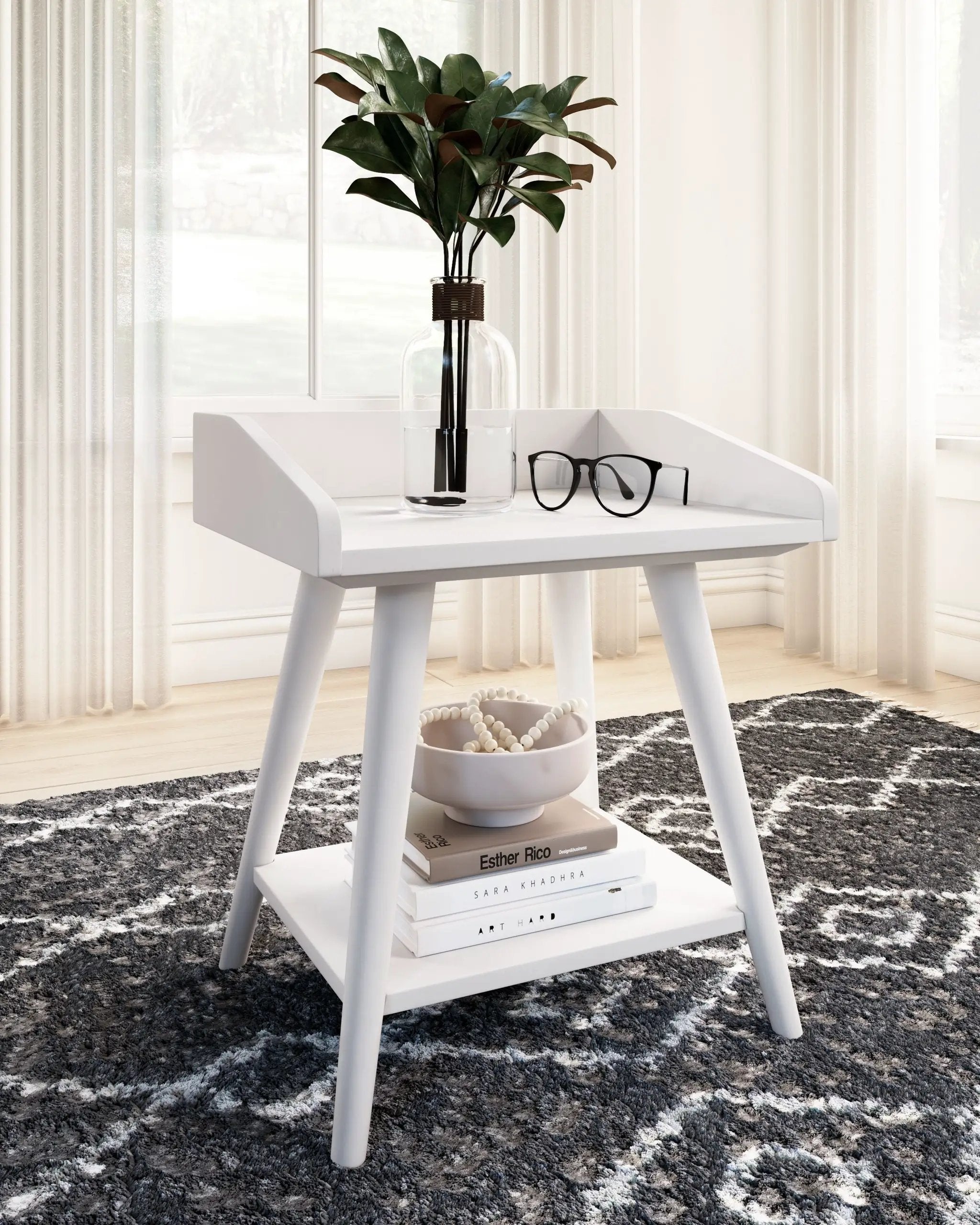 Blariden - Accent Table - White by Unique Piece Furniture