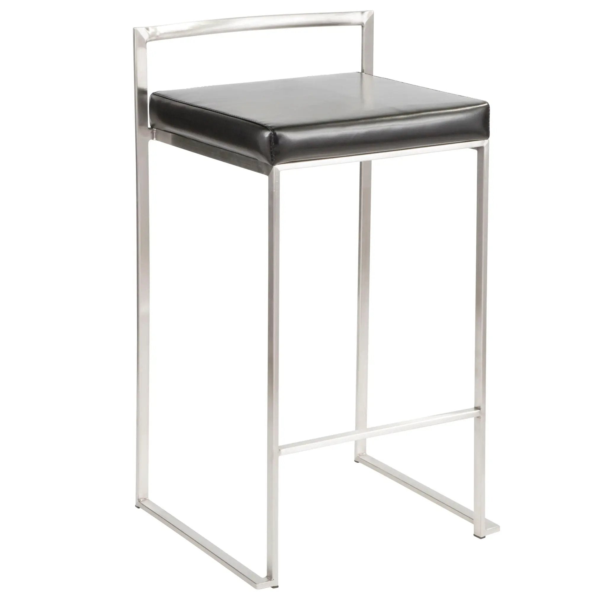 Fuji - Contemporary, Stackable Elegant Counter Stool (Set of 2) by HouseOfZazla